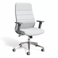 **Ergonomische bureaustoel met verstelbare armleuningen en wieltjes**