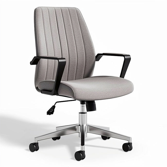 **Ergonomische bureaustoel met verstelbare hoogte en wieltjes**