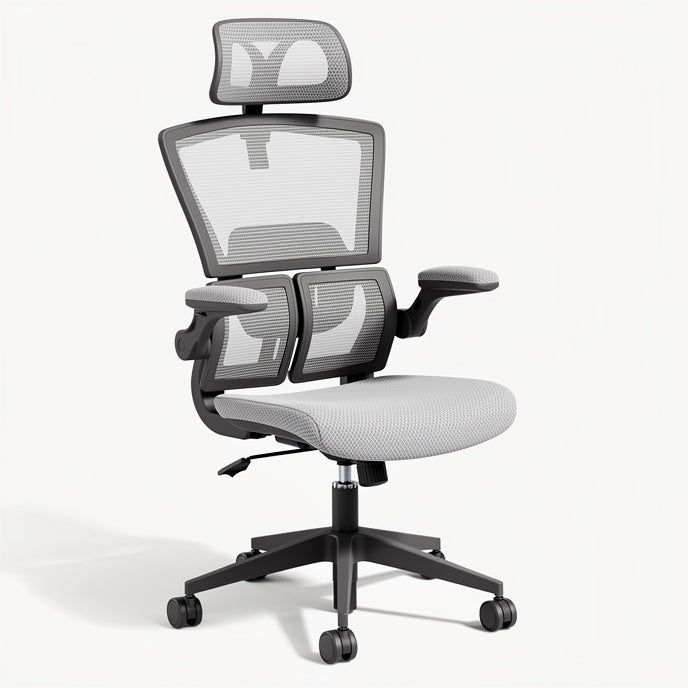 **Ergonomische bureaustoel met netstof en verstelbare rugleuning**