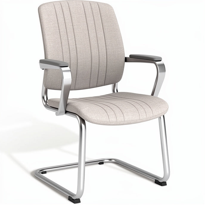 **Technische titel in het Nederlands: Modern gestoffeerde kantoorstoel met metalen frame**